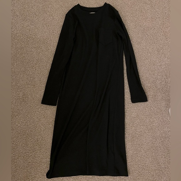Madewell Long Sleeve Pocket Tee Dress - Picture 3 of 3